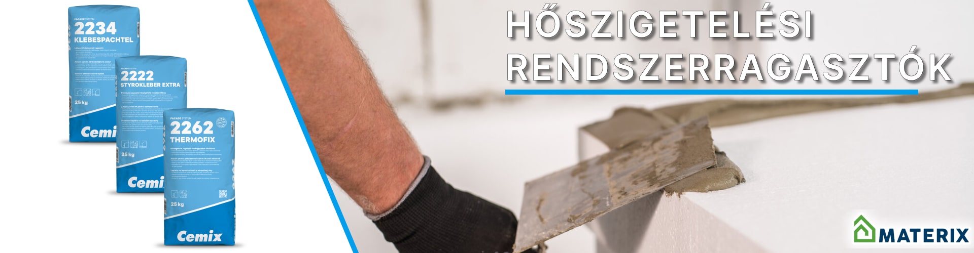 Cemix hőszigetelő rendszer ragasztó