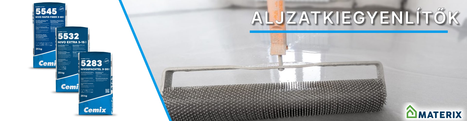 Cemix aljzatkiegyenlítő