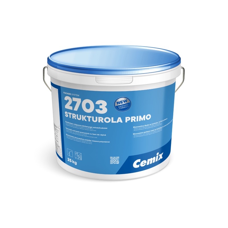Cemix StrukturOLA Primo R 2 - 25 kg, fehér
