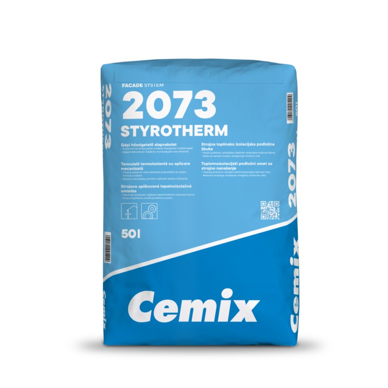 Cemix StyroTherm gépi hőszigetelő alapvakolat - 50 L